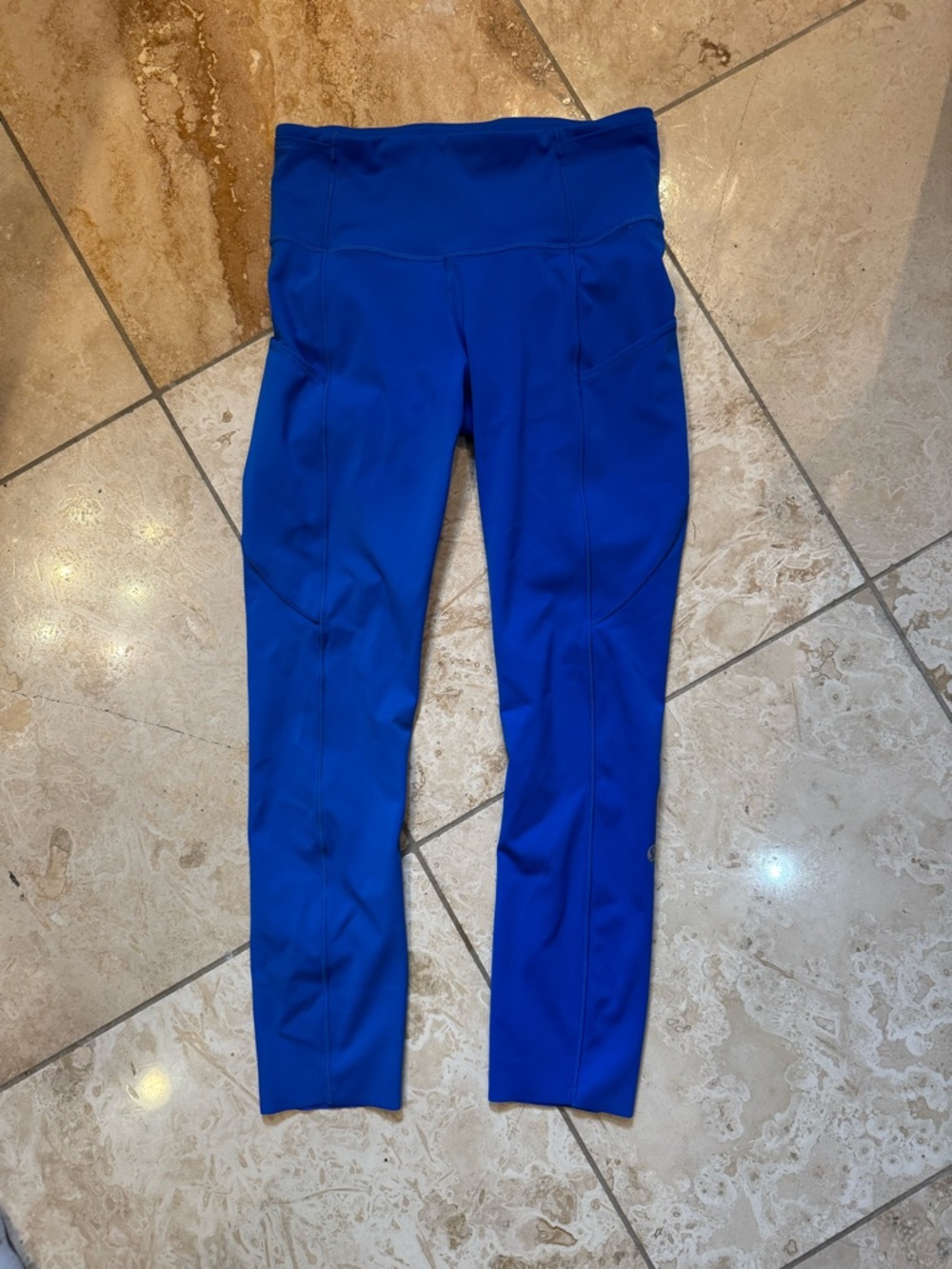 Lululemon Women's Bright Royal Blue High-Waist Active Leggings